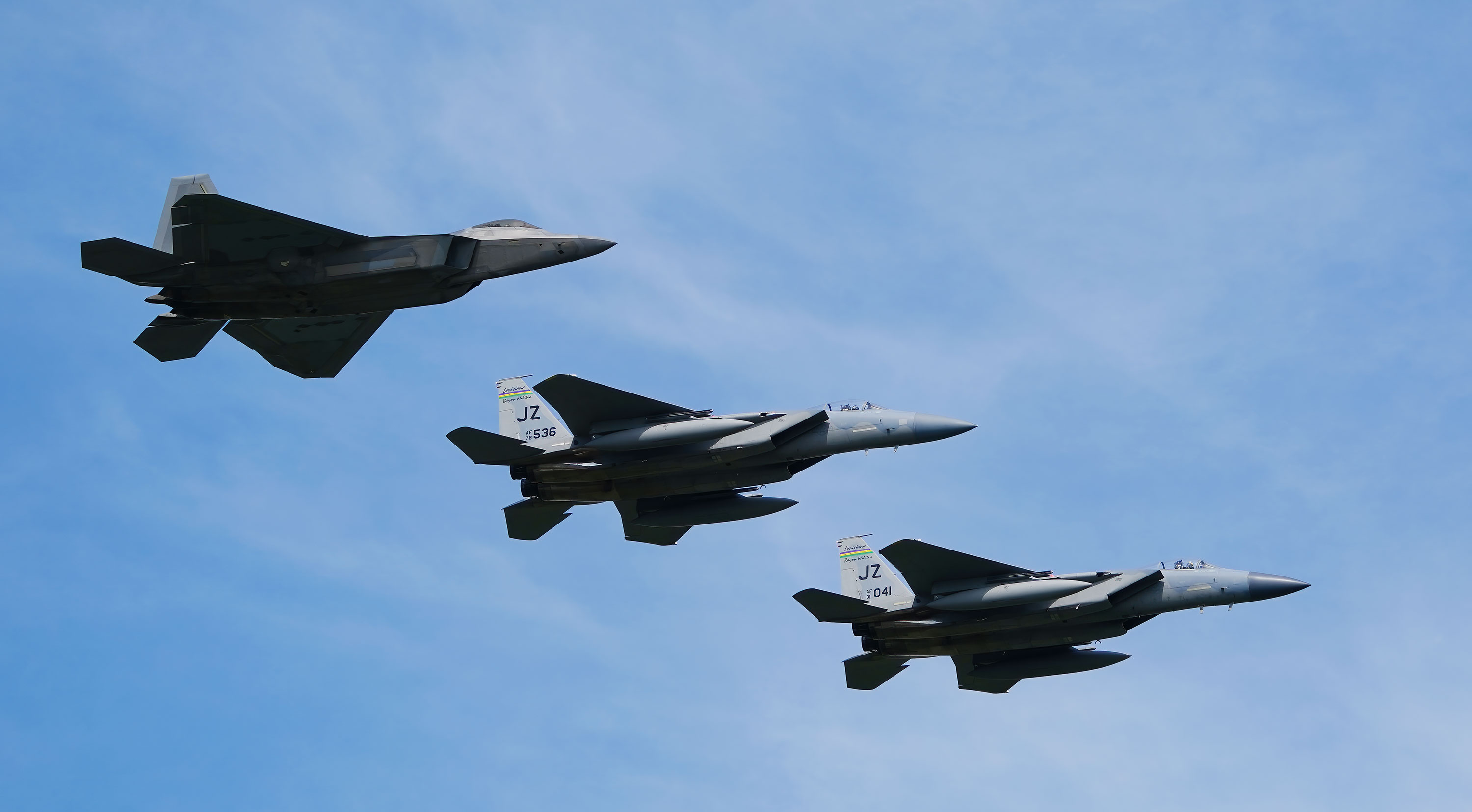 F-22 Raptor F-15 Eagle